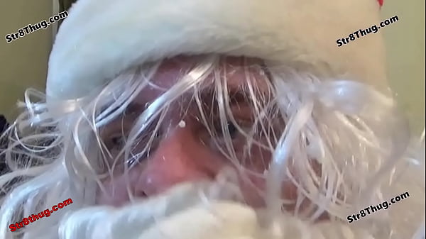 Santa Get's his present a big cock