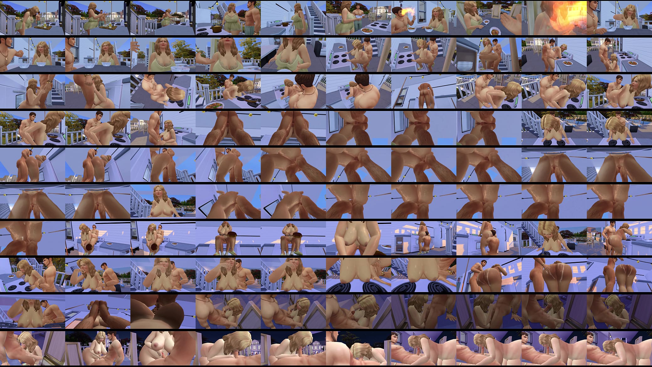 Fat Slut With Big Bouncy Titties Cooks Me Dinner &amp; Gives Me Multiple Cum 预览图
