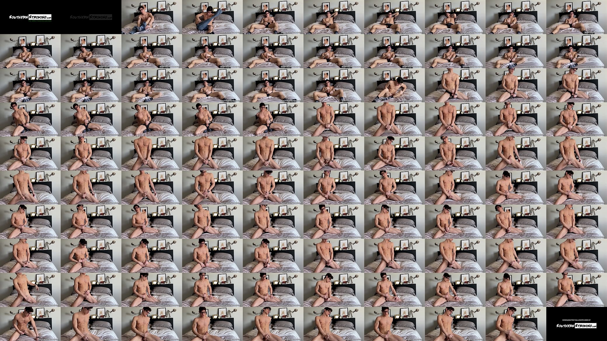 Beautiful twink Aiden Ward masturbating in kinky solo 预览图