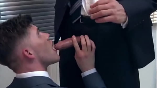 Two muscular meeting in office or fucking hard
