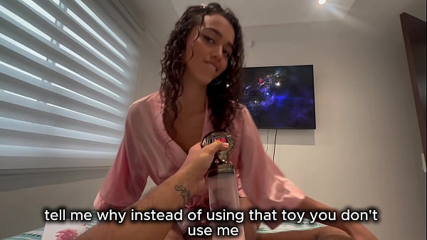 Download Video - I catch my stepbrother masturbating and I fuck him to help him cum - Abby Carter