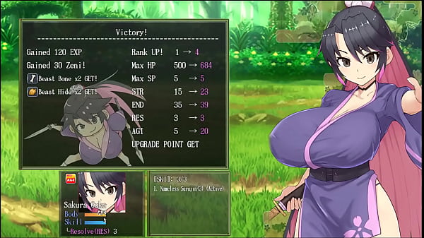 Sakura Gozen [ Hentai Game ] Ep.1 Busty SAMOURAI OUTDOOR CREAMPIE !