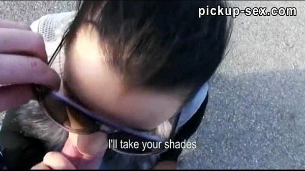 Amateur Zuzana asshole fucked with stranger in public