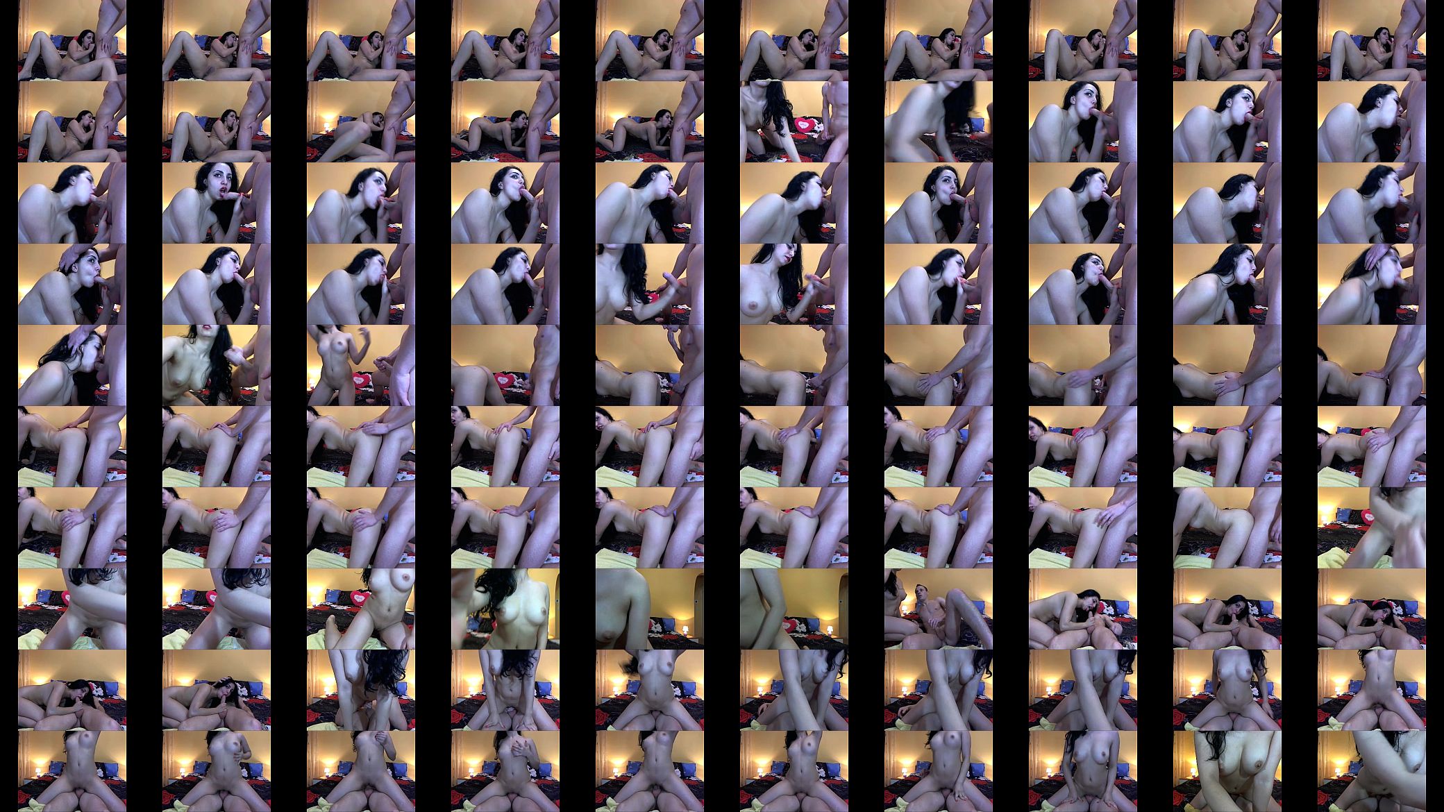Couples Khristine &amp; Lucas B&#039;s BJ - honeyoncam.com 预览图
