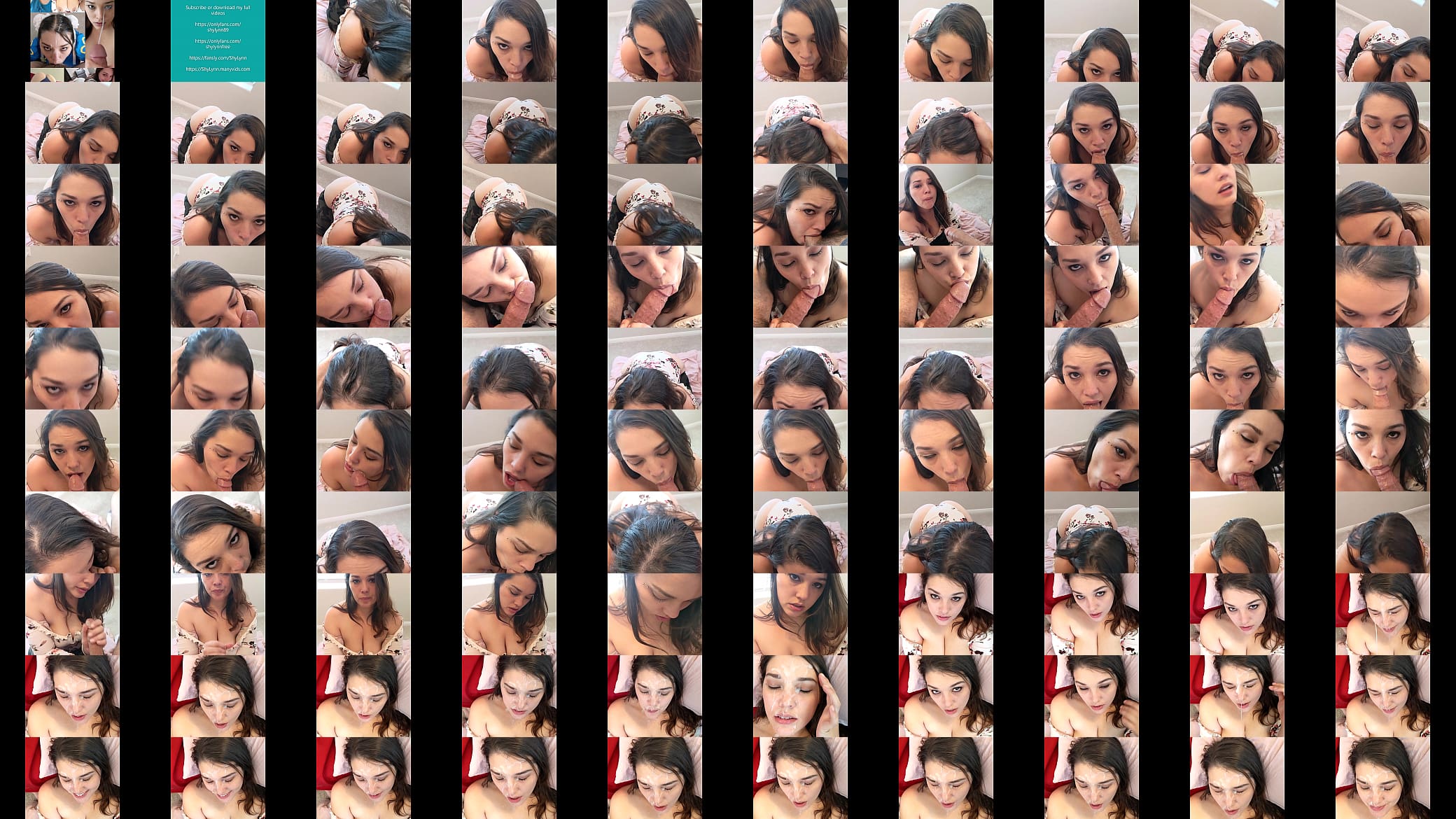 Just a facial - Massive cumshot covers Shy lynns smiling face 预览图