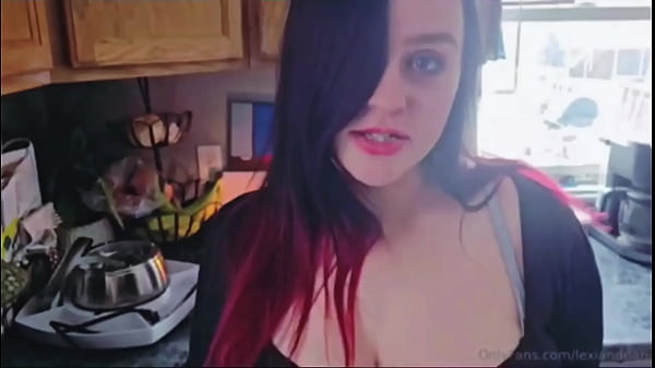 Gorgeous teen having fun playing pussy before work