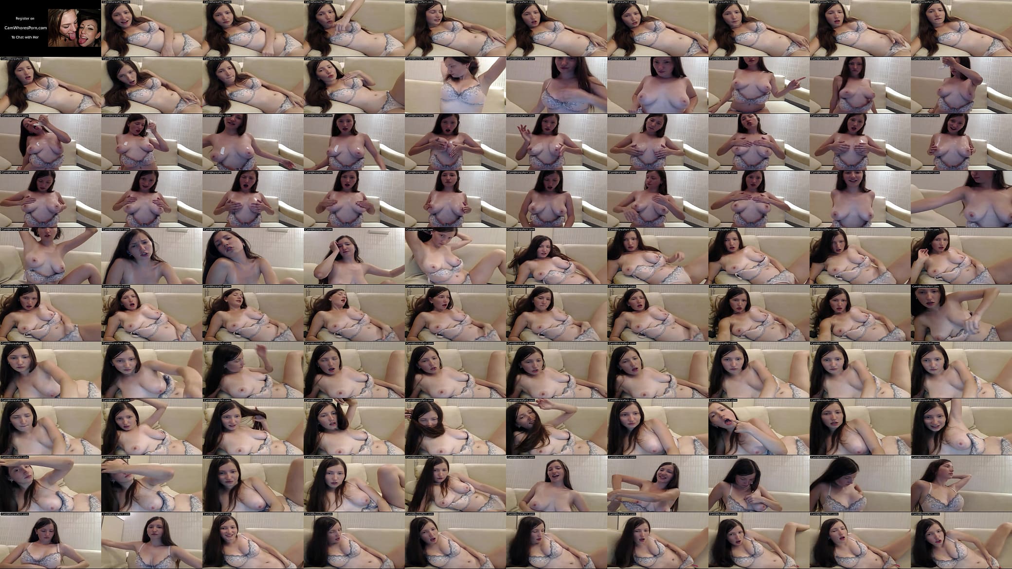 hot babe continues playing with herself in camshow 预览图