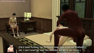 Stepson watches his stepmother be bred by BBC