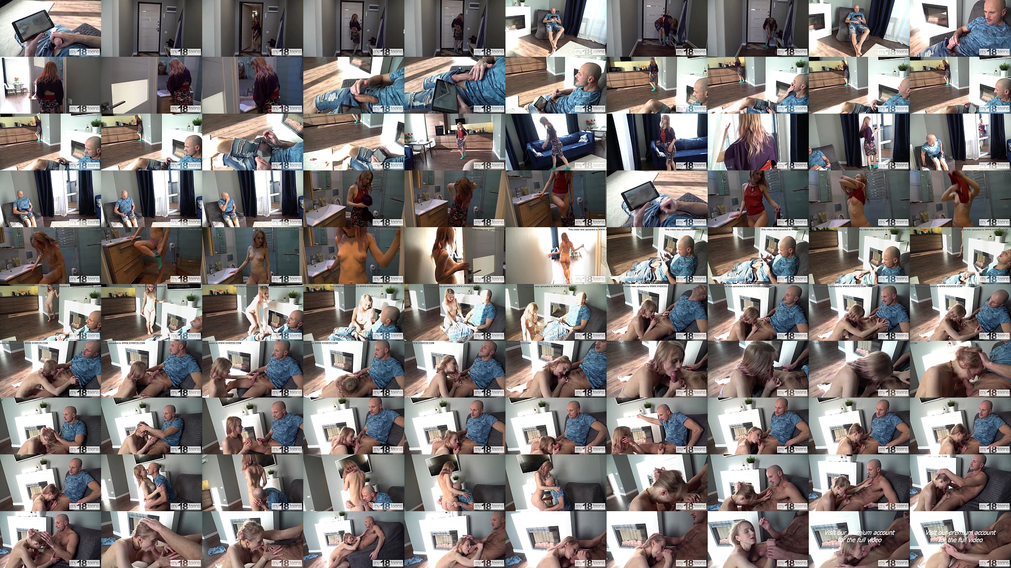 MY18TEENS - Light Fairy spotted her boyfriend jerking off and give him blowjob 预览图