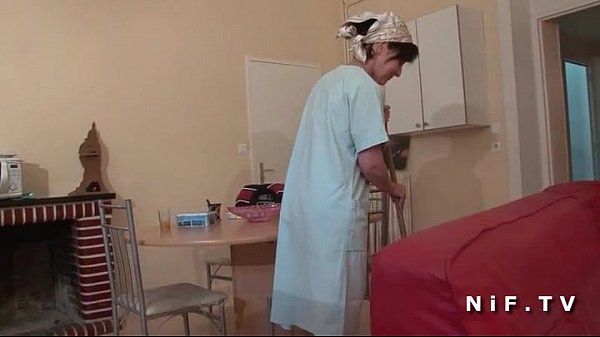 French seduces young boy sucks his big cock and gives her ass