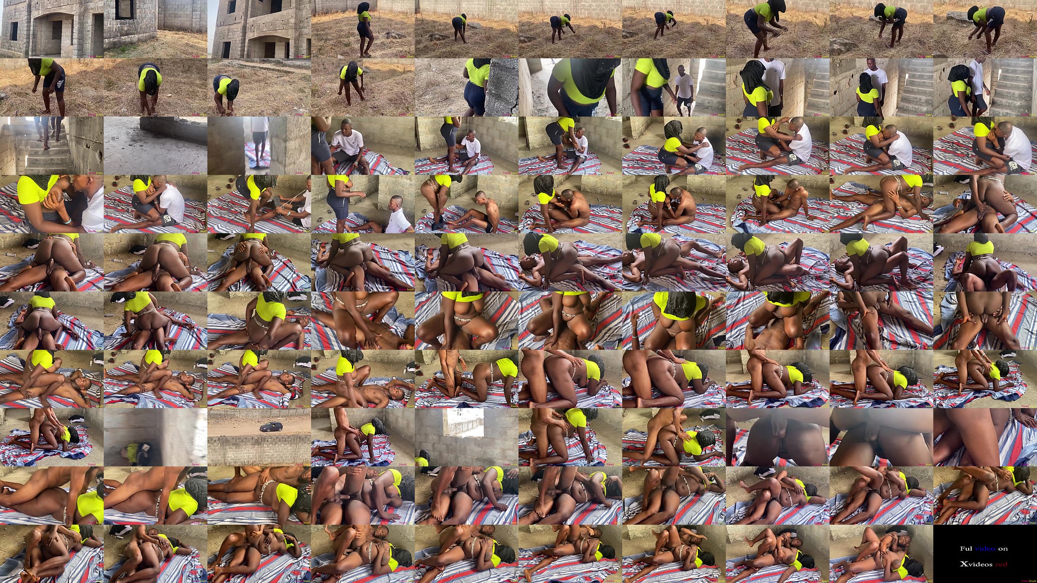 Sexy black ass babe fuck like a whore in an uncompleted building site 预览图