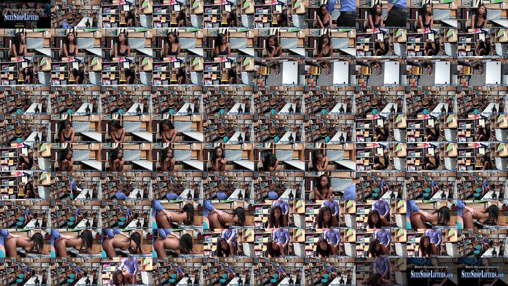 Ebony teen thief fucked 预览图