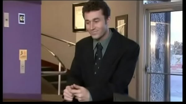 Secretary Holly Wellin Gets Anal and a Huge Creampie on the Staircase