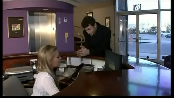 Secretary Holly Wellin Gets Anal and a Huge Creampie on the Staircase