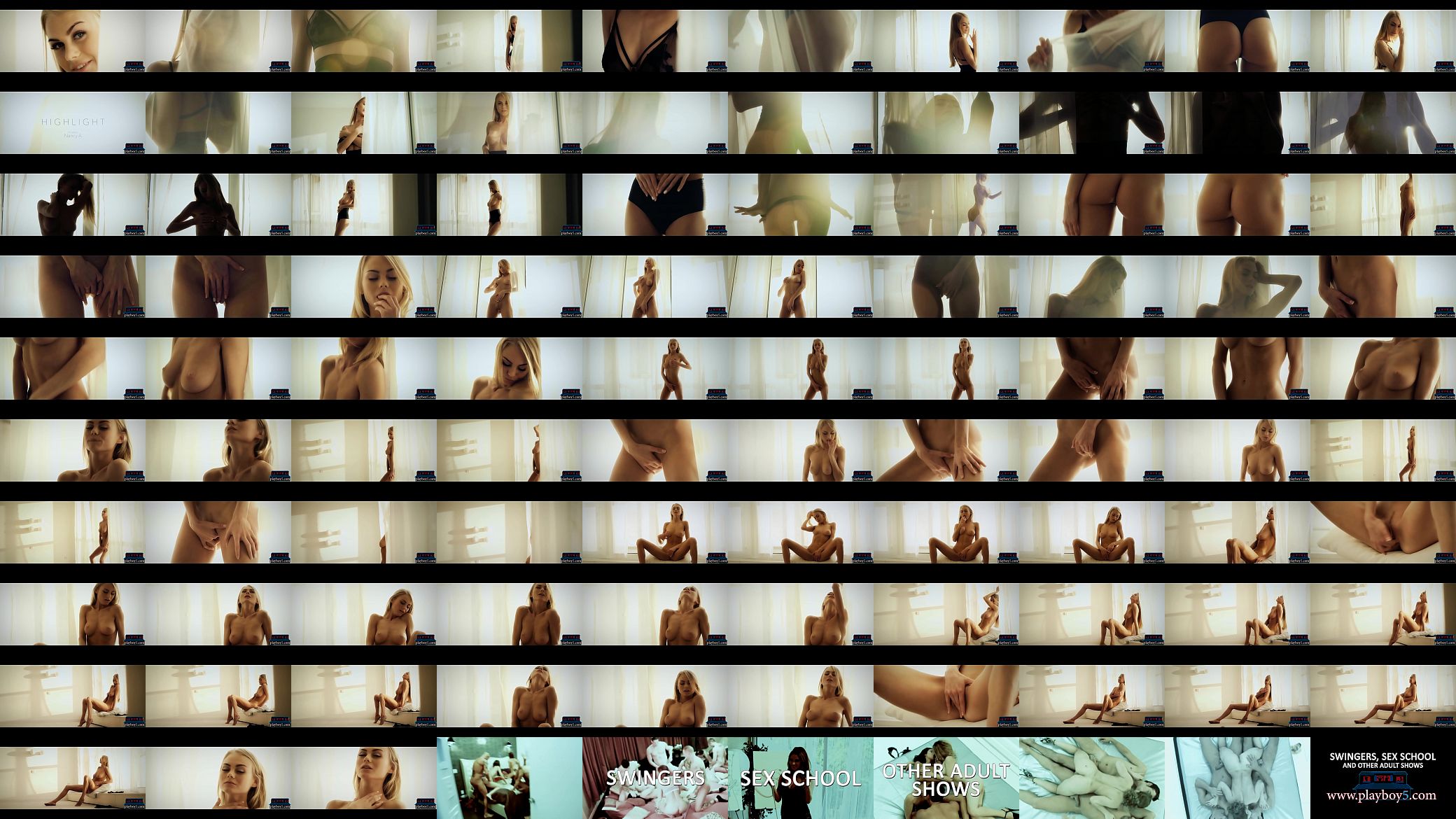 Perfect big tits teen blonde masturbates her pussy 预览图