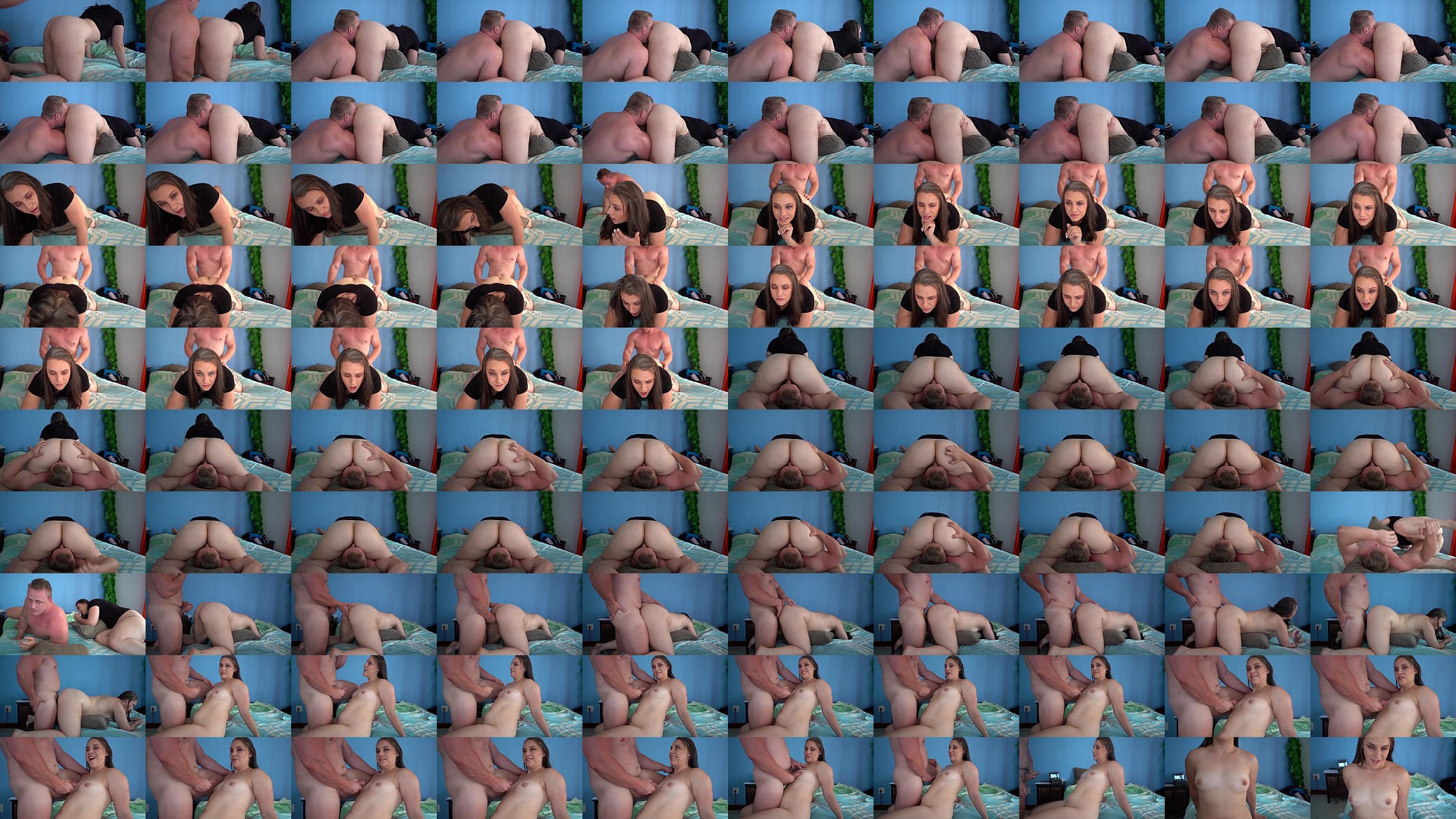 Big Butt Pawg Facesitting Orgasm then Fucked Hard and Cum on PERFECT Tits 预览图
