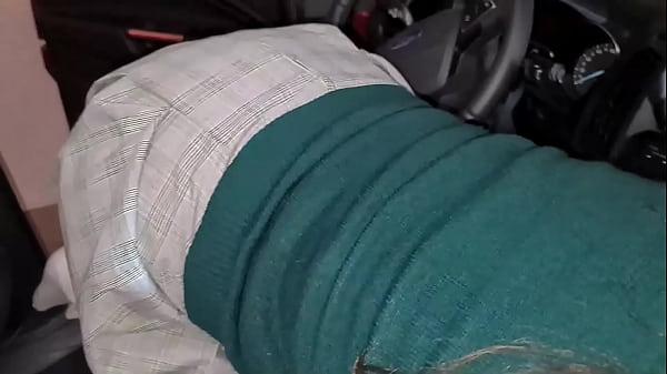 stepdad fucks her cute stepdaughter in the car after