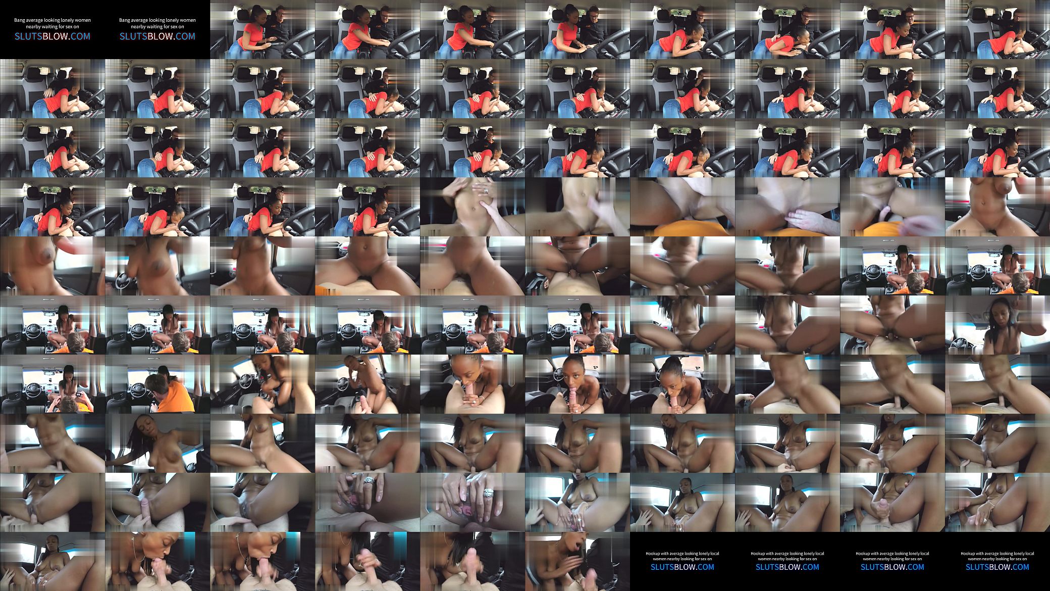 Fake Driving pretty skinny black wife with nice natural breasts 预览图
