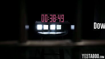 Desperate petite prisoner MILF makes big dick cell mate pound her