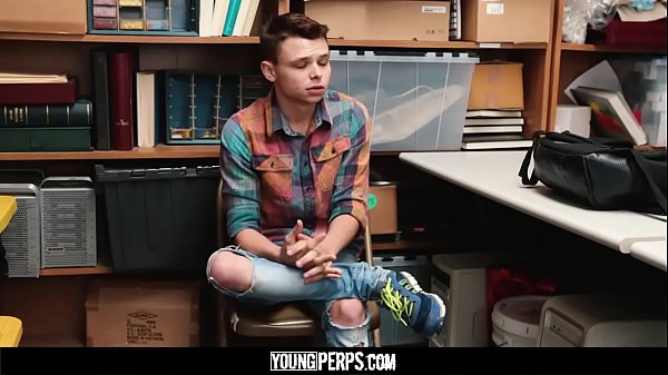 Download Video - YoungPerps - Twink shoplifter boy barebacked by security guard for stealing