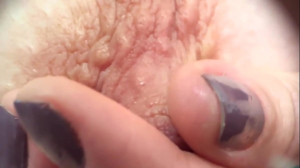 Extreme Close Up on My Nipples Play ... I think you never see it