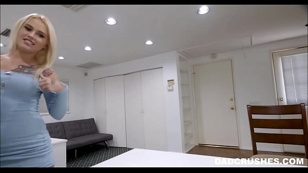 DadCrushes.com - Young Blonde Teen Stepdaughter With Nice Tits Fucked By Stepdad At Work POV