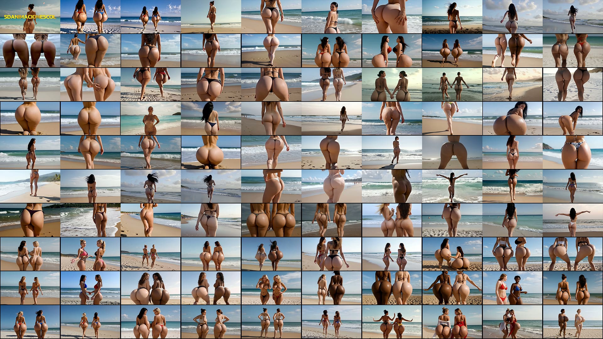 espiando traseros de todos los tama&ntilde;os en la playa 预览图