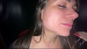Blonde slut with a delicious ass drove her cuckold crazy with lust, squirting while giving her pink pussy and tight little asshole to a big-dicked guy in the Glory Hole booths.