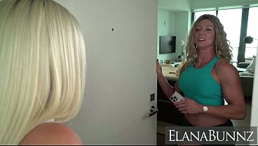Meeting a Muscle Mommy At the Gym and Getting Spanked by Her - Elana Bunnz - Fitwife Jewels
