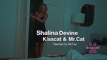 Step Daughter Catches Step Mom in Shared Bed! You're Not Enough - Kisscat &amp; Shalina Devine 25 sec