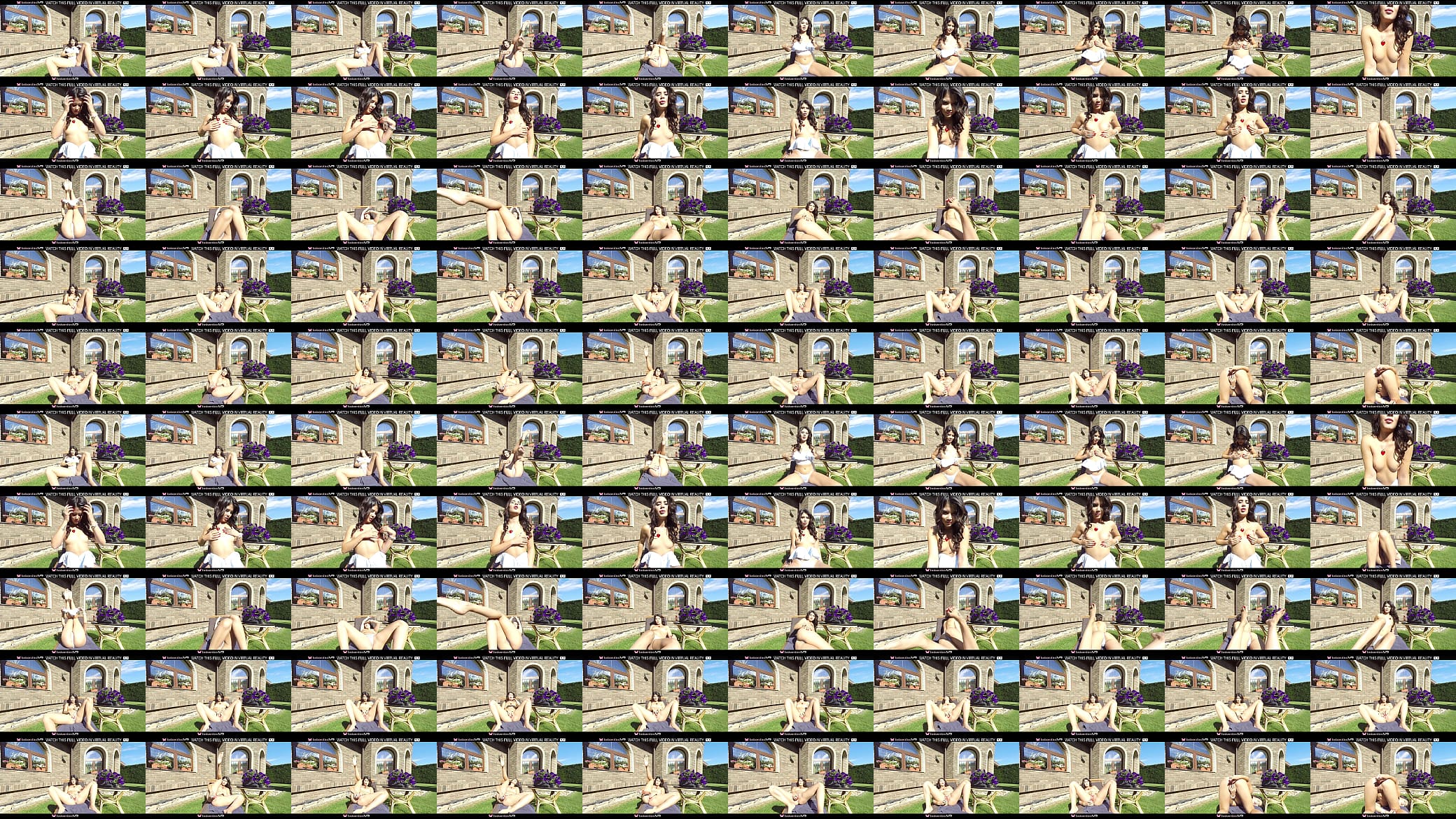Solo fucking doll Lady Dee outside while the sun&#039;s rays caress her masturbates in VR. 预览图