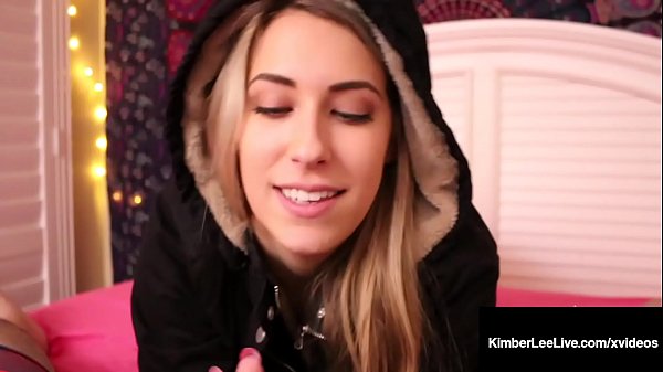 Download Video - Next Door Cutie Kimber Lee Sucks Strokes & Foot Fucks POV&excl;