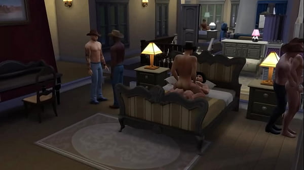 8 Naked Cowboys Wanted to be Sucked and Fucked