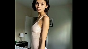 Chapter 1. young skinny Indian girl Shila enjoys sex with a big cock. AI-generated