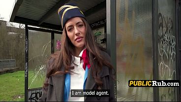 Faithful Flight Attendent Slowly Lost Her Morals At 1500 Euros (Most Expensive Road Pickup)