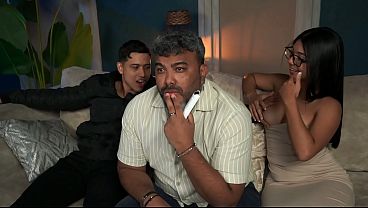 Download Video - Her brunette stepsister loves her muscular stepbrother's cock&comma; so she knows just how to get him hard