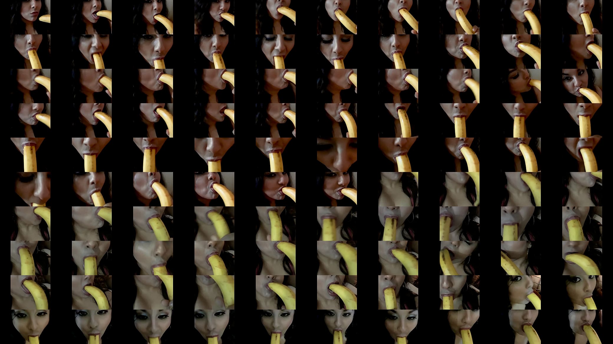 Banana blowjob Tease Miss Madii shows skills 预览图