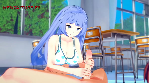 Download Video - Boku No Hero Hentai 3D - Todoroki Shoto x Nejire Hado&period; Handjob&comma; blowjob&comma; boobjob with cum&period; in her tits