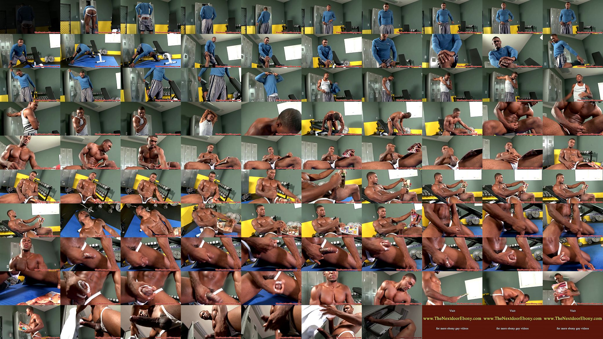 Ripped hunk masturbating in lockerroom 预览图