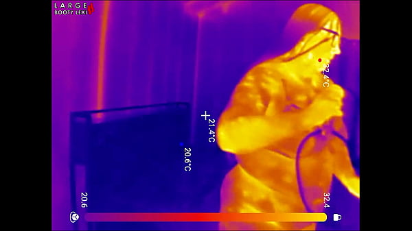 First Time LOCKED in Chastity Belt! Thick BBW Ass Fingered Deep Then Stuffed with 2 HUGE Butt Plugs Thermal POV (4K Landscape)