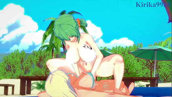 Hikage and Yomi intense futanari sex. - Senran Kagura Hentai