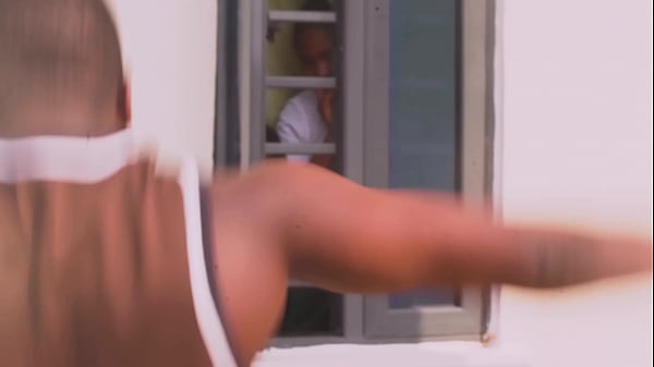 Horny Nigerian sexy student agreed with her girlfriend to fuck her muscular stepbrother after admiring his Big black cock