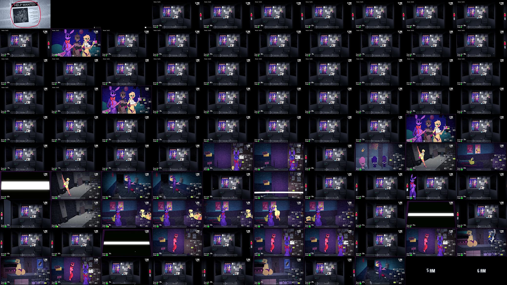 Five Nights at FuzzBoob&#039;s | Night 1 预览图
