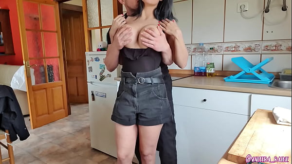 I give my stepbrother an sloppy blowjob in the kitchen Valeera Raine
