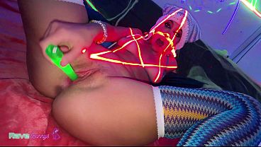  TRAILER   Khloe Kapri Gets Her Pussy Pounded In A Rave Bunny Suit!