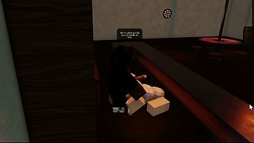 Pawg gets fucked in bar