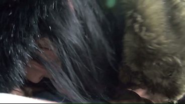 Fur Surprise POV – Deepthroat, Leather Gloves, Spit and Cum Licking