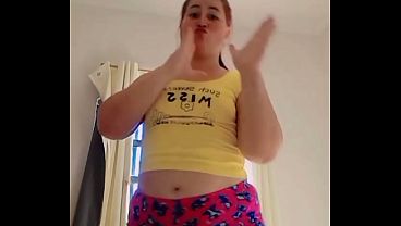young girl with a big butt