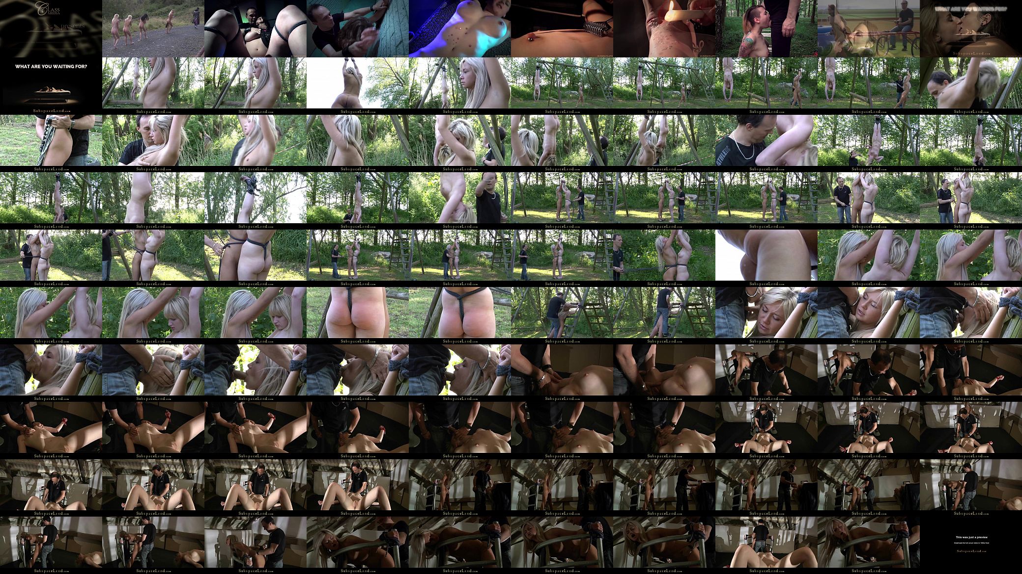 Submissive fucked slaves begging for bondage mercy 预览图