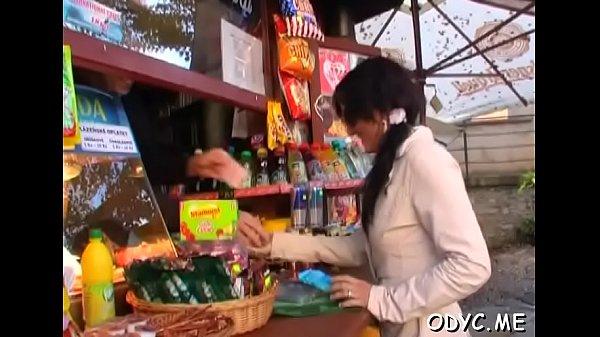 Horny j. babe gives an old guy nice blowjob and...